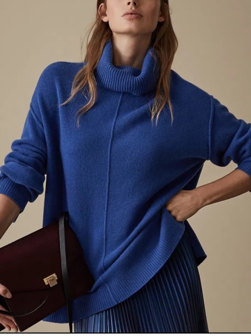 Reiss Wool and Cashmere Blend Turtleneck Sweater